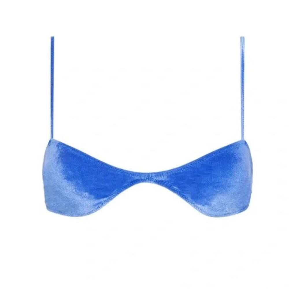 Triangl Este Bikini Top - XS Blue Velvet